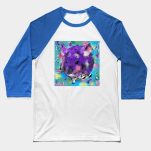 Colorful Chinchilla Baseball T-Shirt